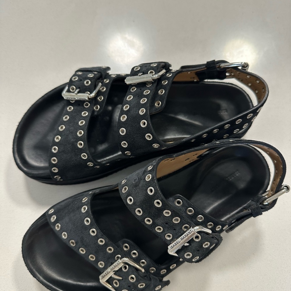 Isabel Marant eyelet buckle sandals